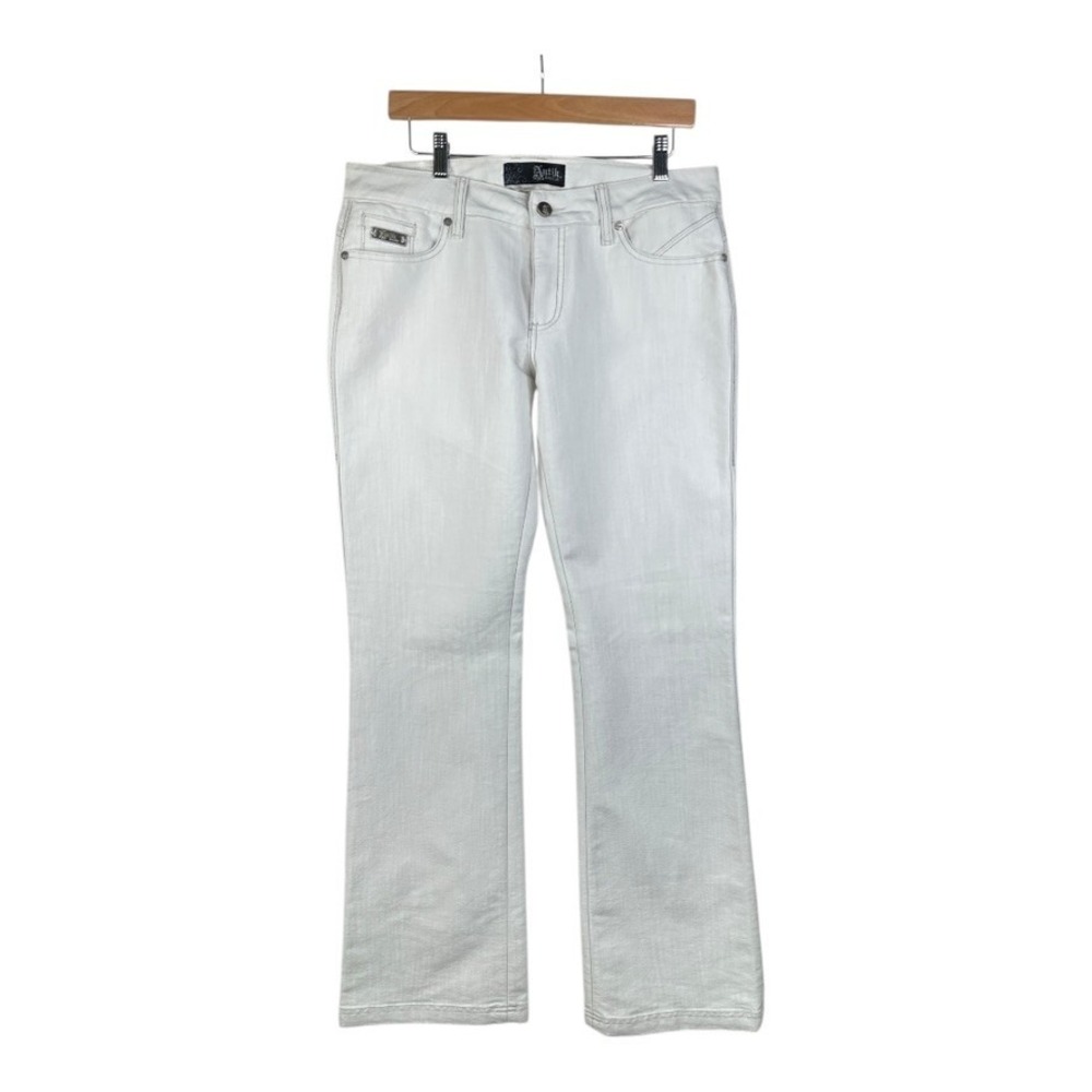 Antik Denim‎ Women's White Jeans size 31 Boot Cut